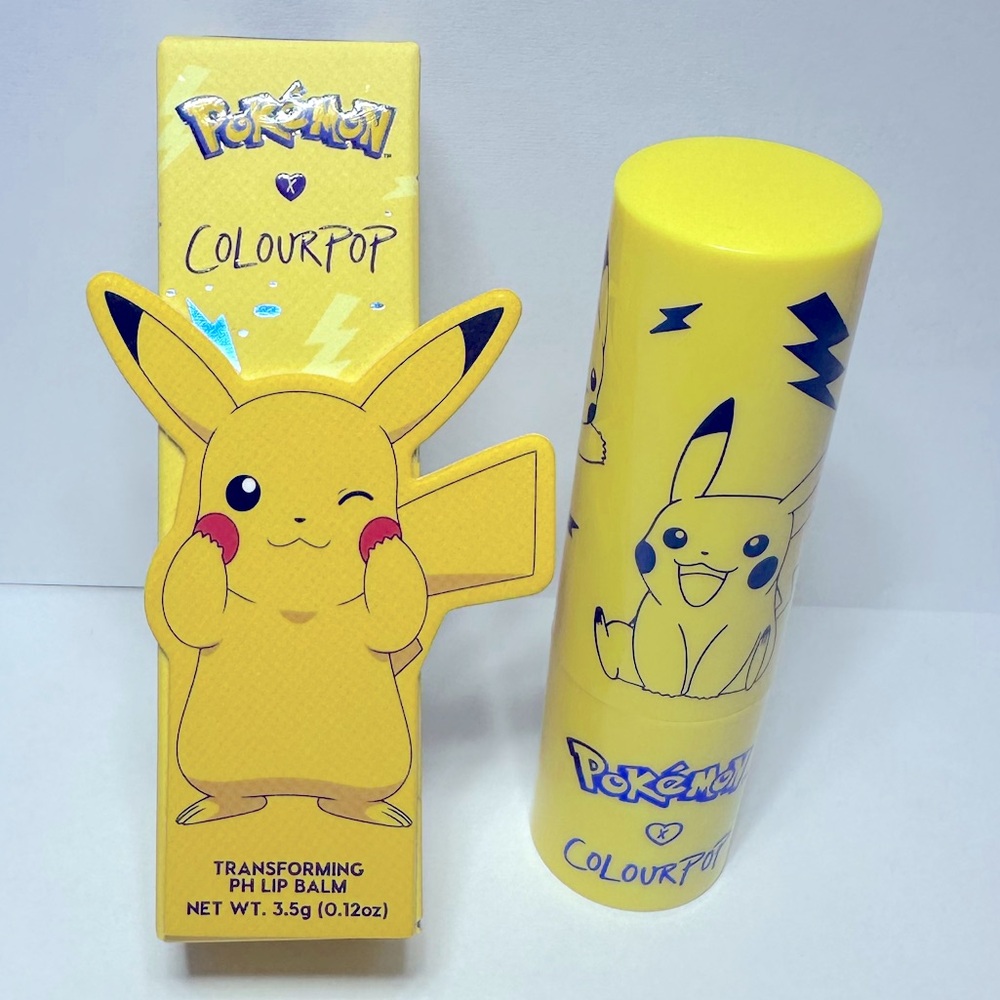 Pokémon transforming Ph lip balm by Colourpop